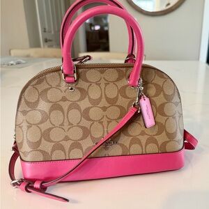 Coach Mini Sierra Signature Satchel